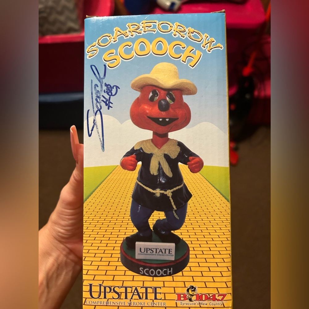 Autographed Scooch bobble head